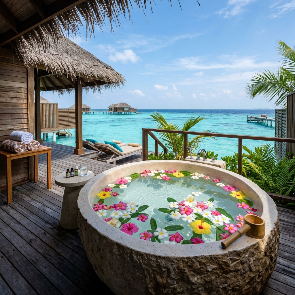 Spa Drift Garden Jacuzzi Maldives